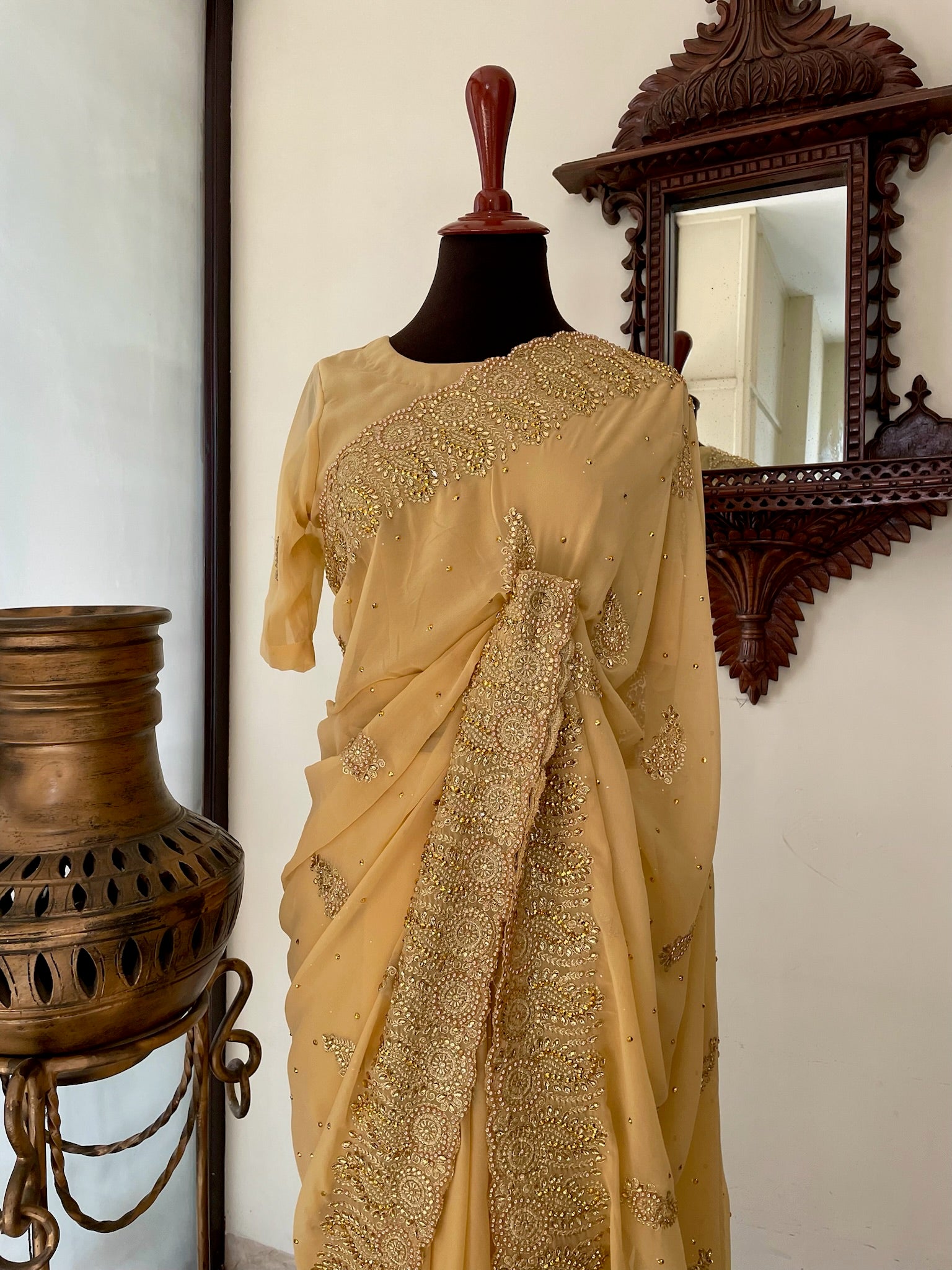 RTW - Embroidered Butter Yellow