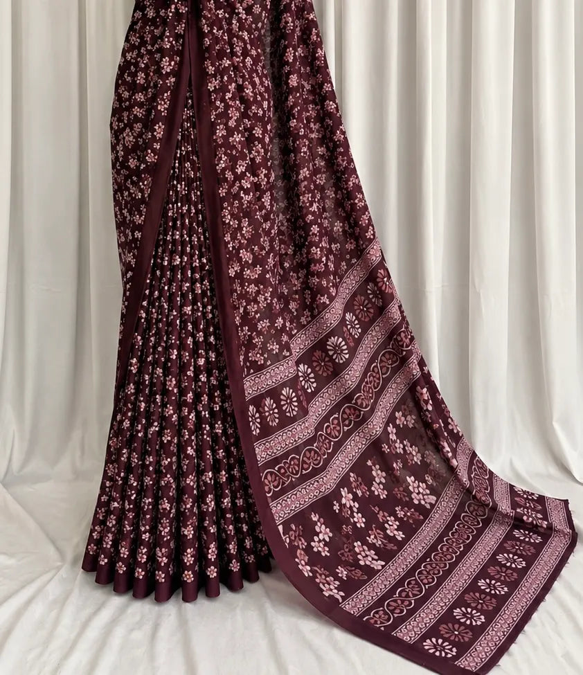 Printed Chiffon: Berri