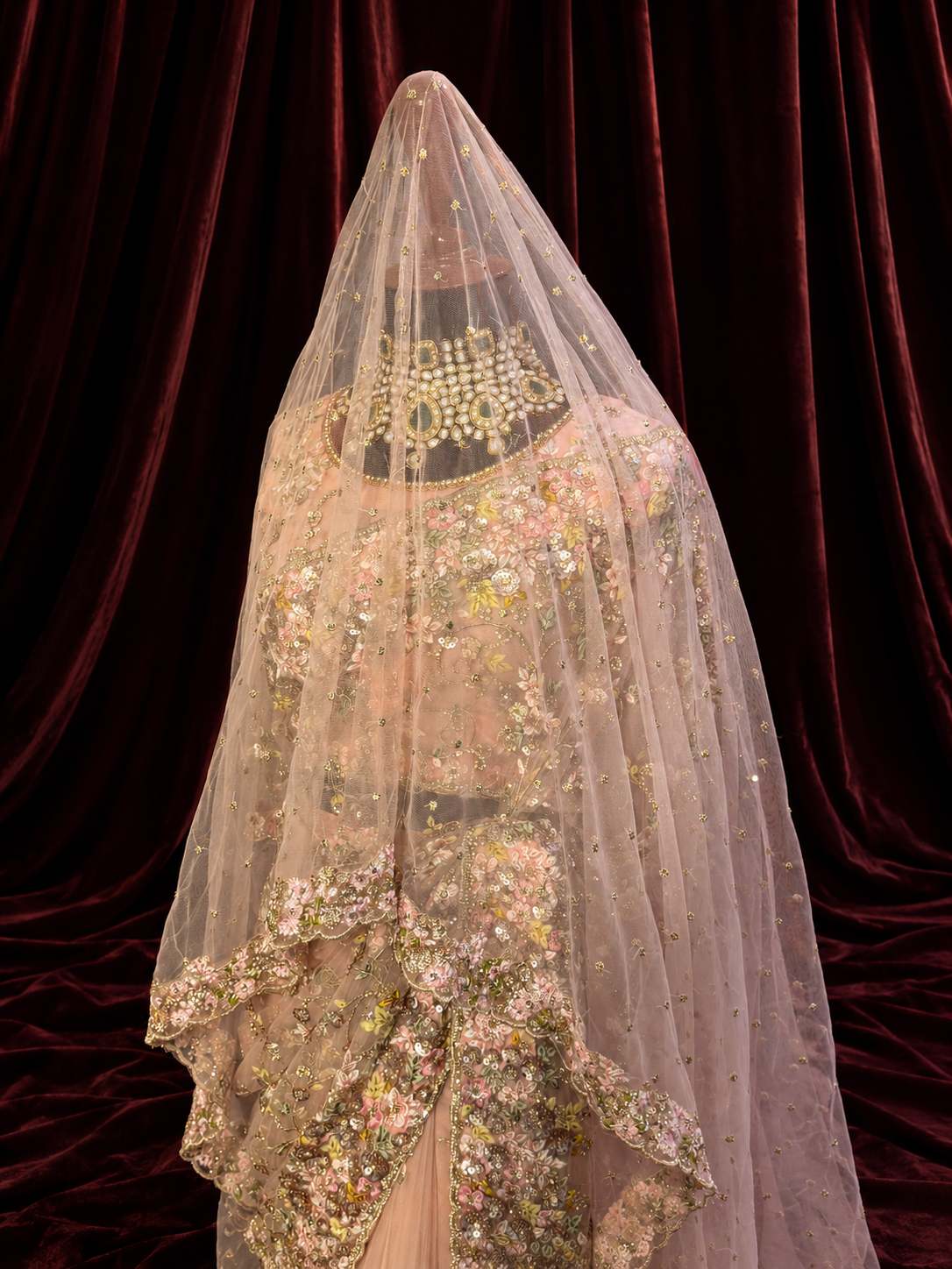 Luxury Handwork Net Veil: Evelune