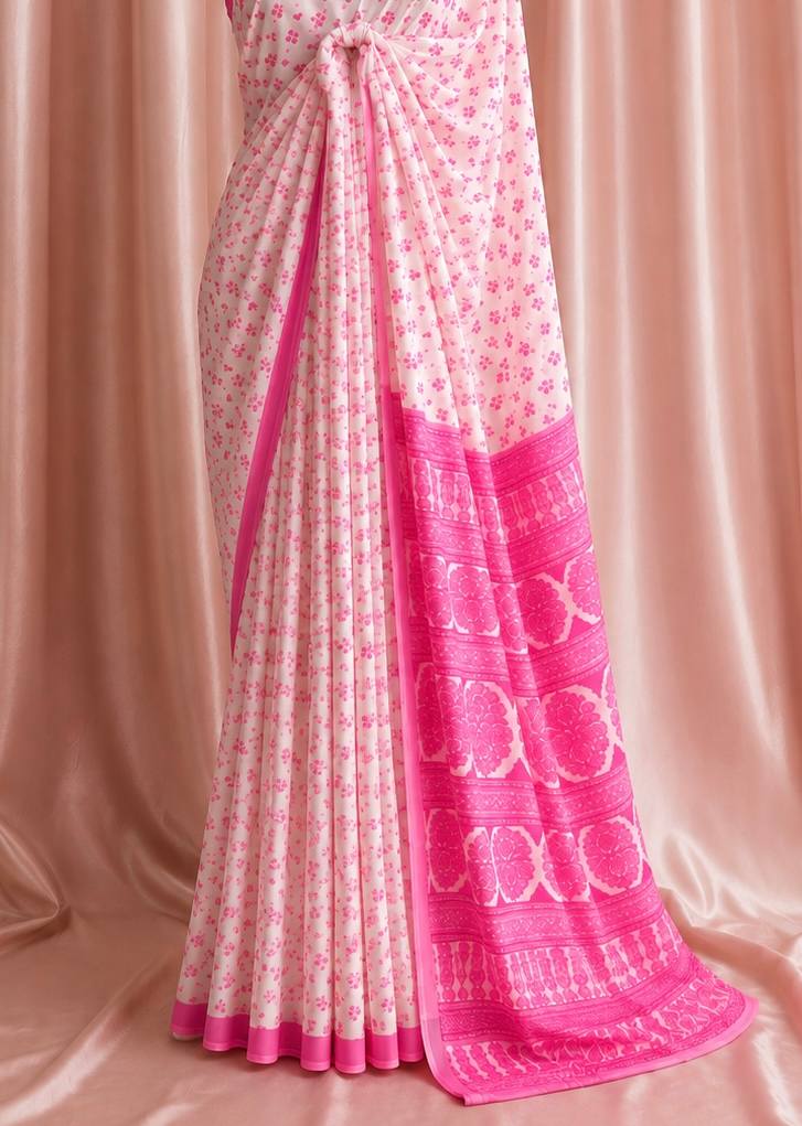 Printed Chiffon: Rosette