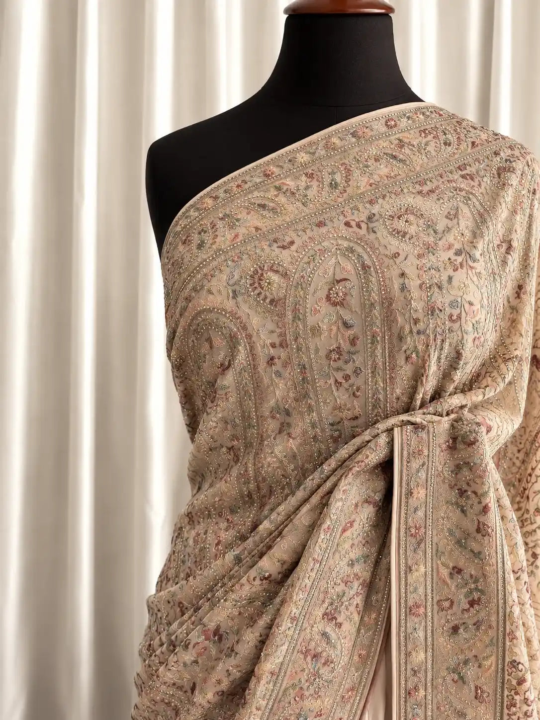 Pashmina Kashmiri Georgette: Safa