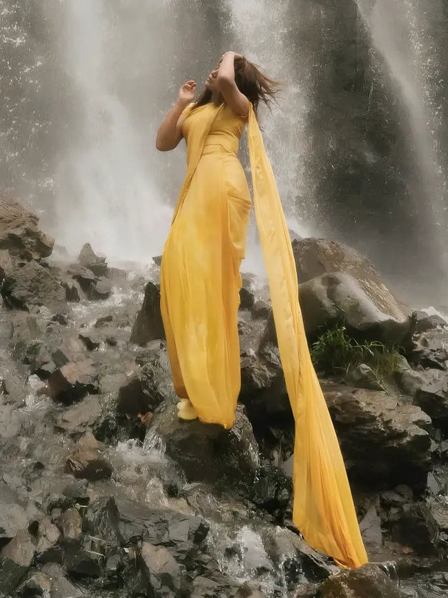 Solid Pure Chiffon: Buttercup