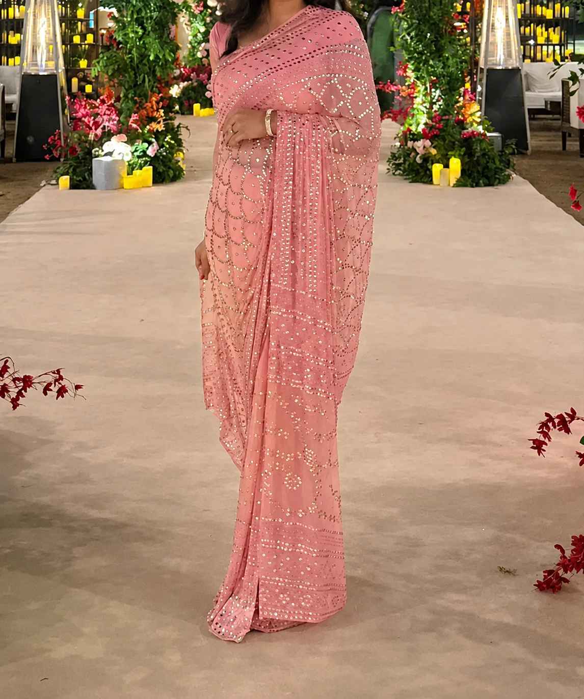 Pure Kamdani Mukaish: Zarnoor