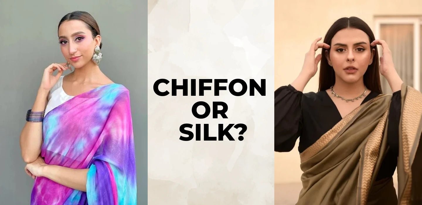 Choosing the Perfect Formal Fabric for Your Saree: Silk or Chiffon?