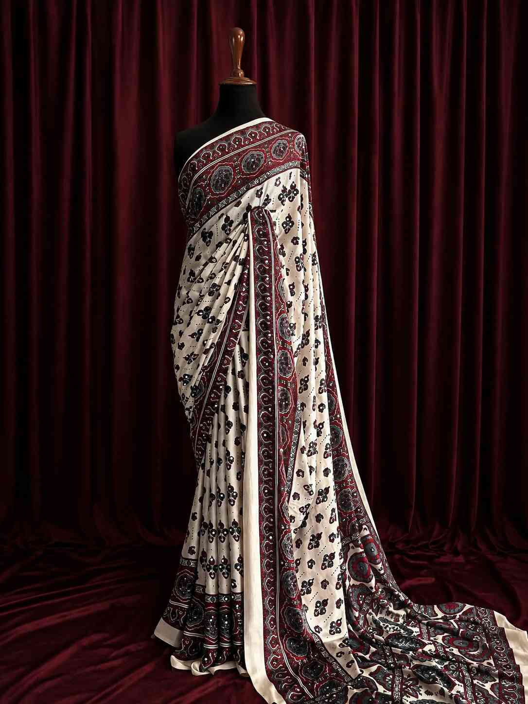 Ajrak Silk Sarees