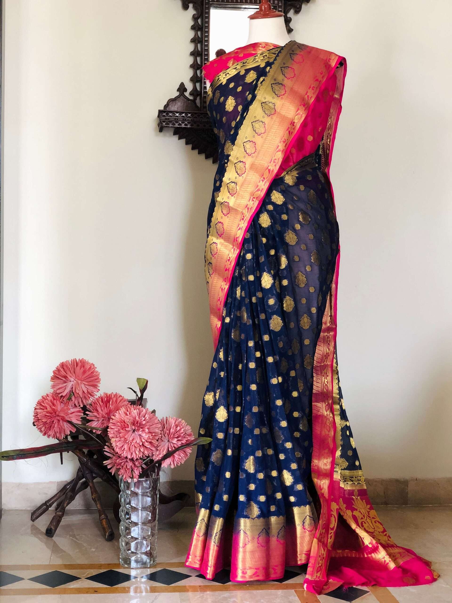 Printed Chiffon Sarees