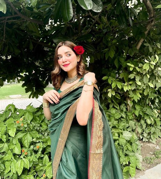 Handloom Banarsi Silk sarees online shipping worldwide - The Saari Girl - Online Saree