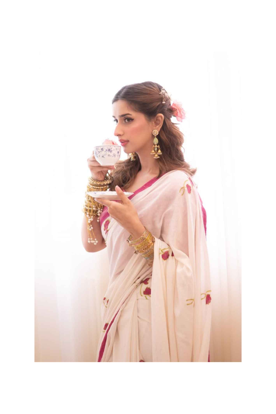Hand Blocked Cotton Sarees