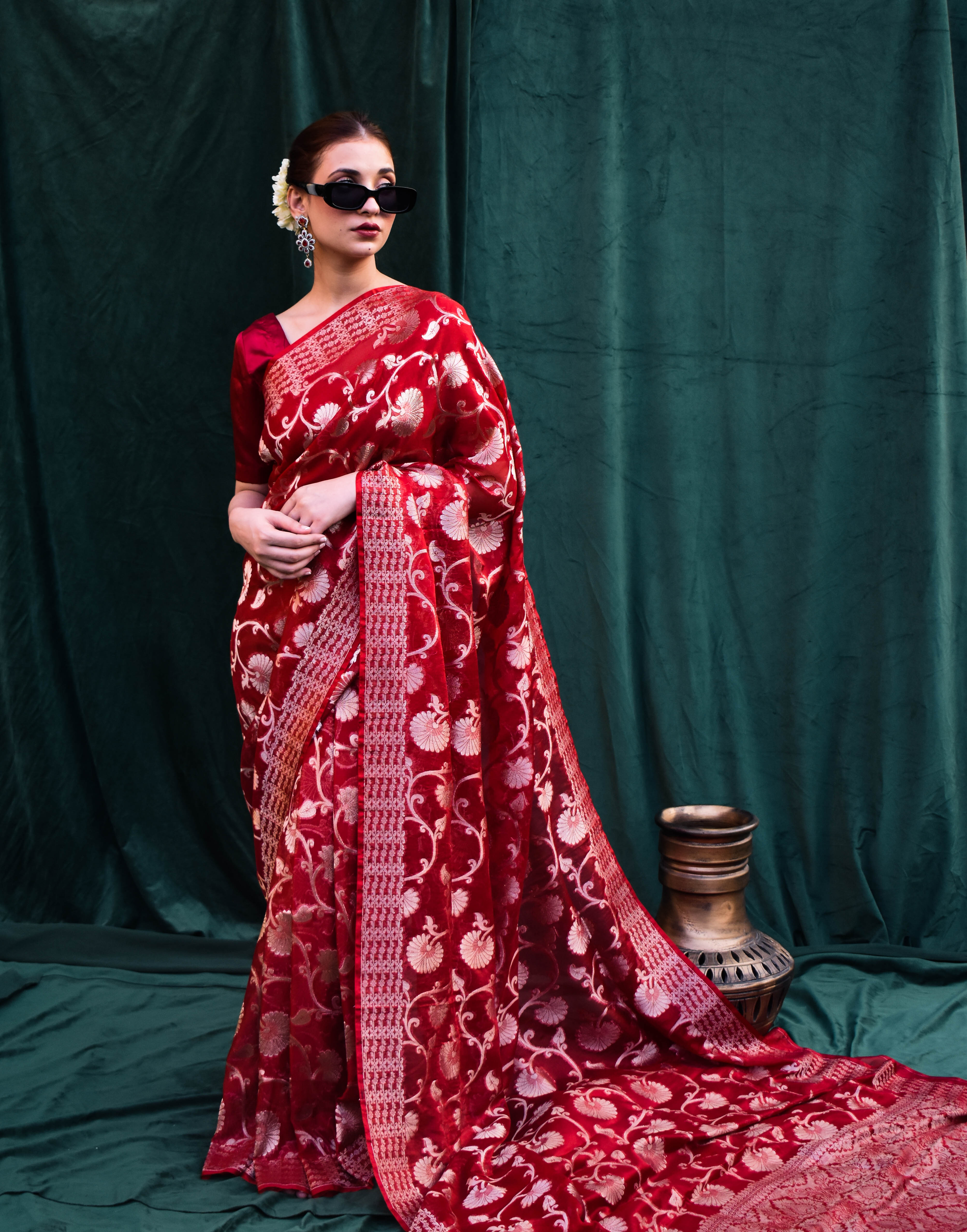 Banarsi Chiffon: Laali