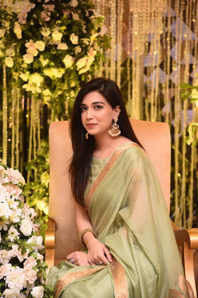 Chiffon Silk Banarsi - Mint