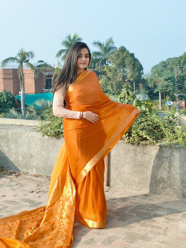 Chiffon Silk Banarsi - Ubtan