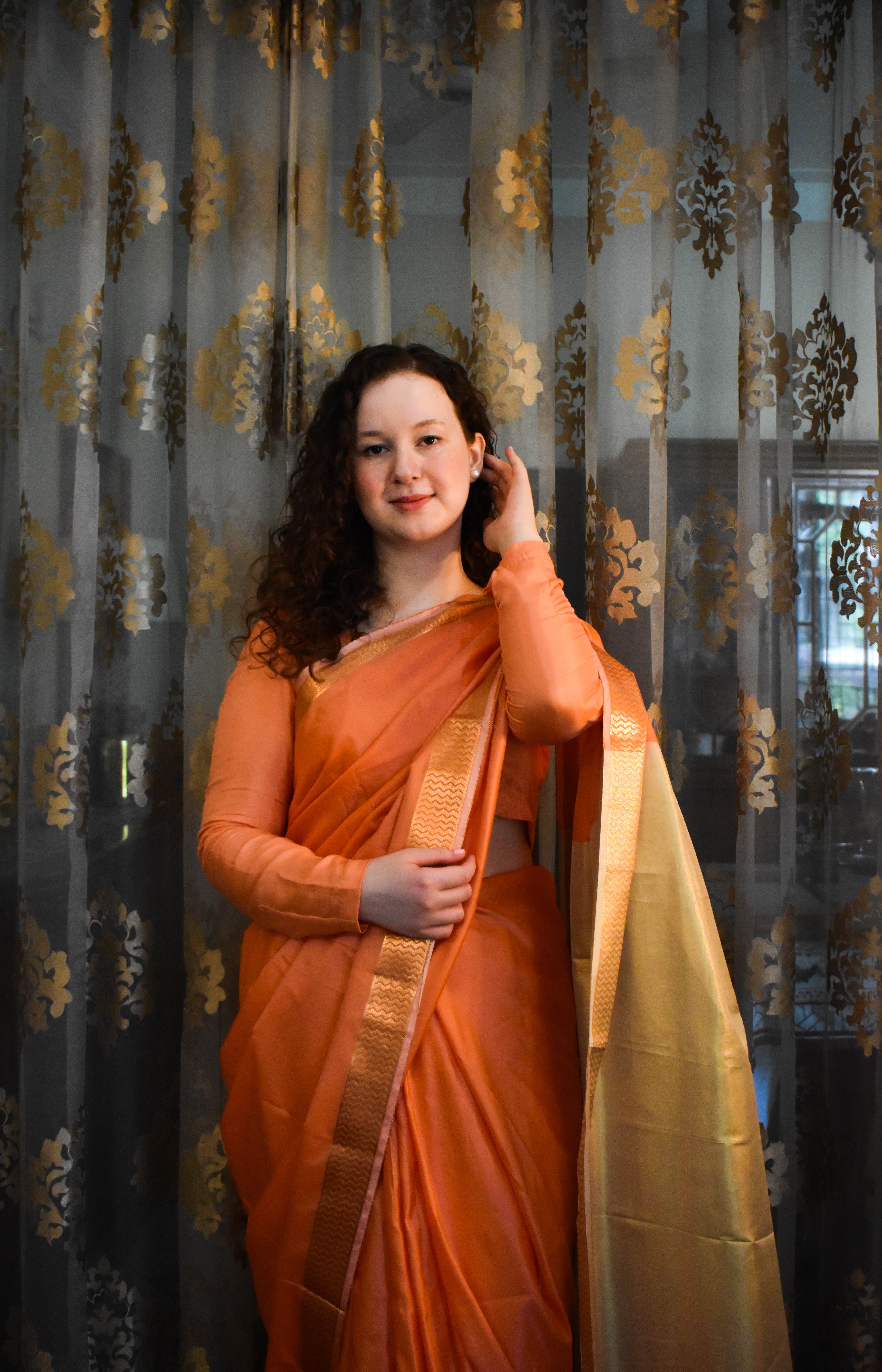 Handloom Silk: Sunset