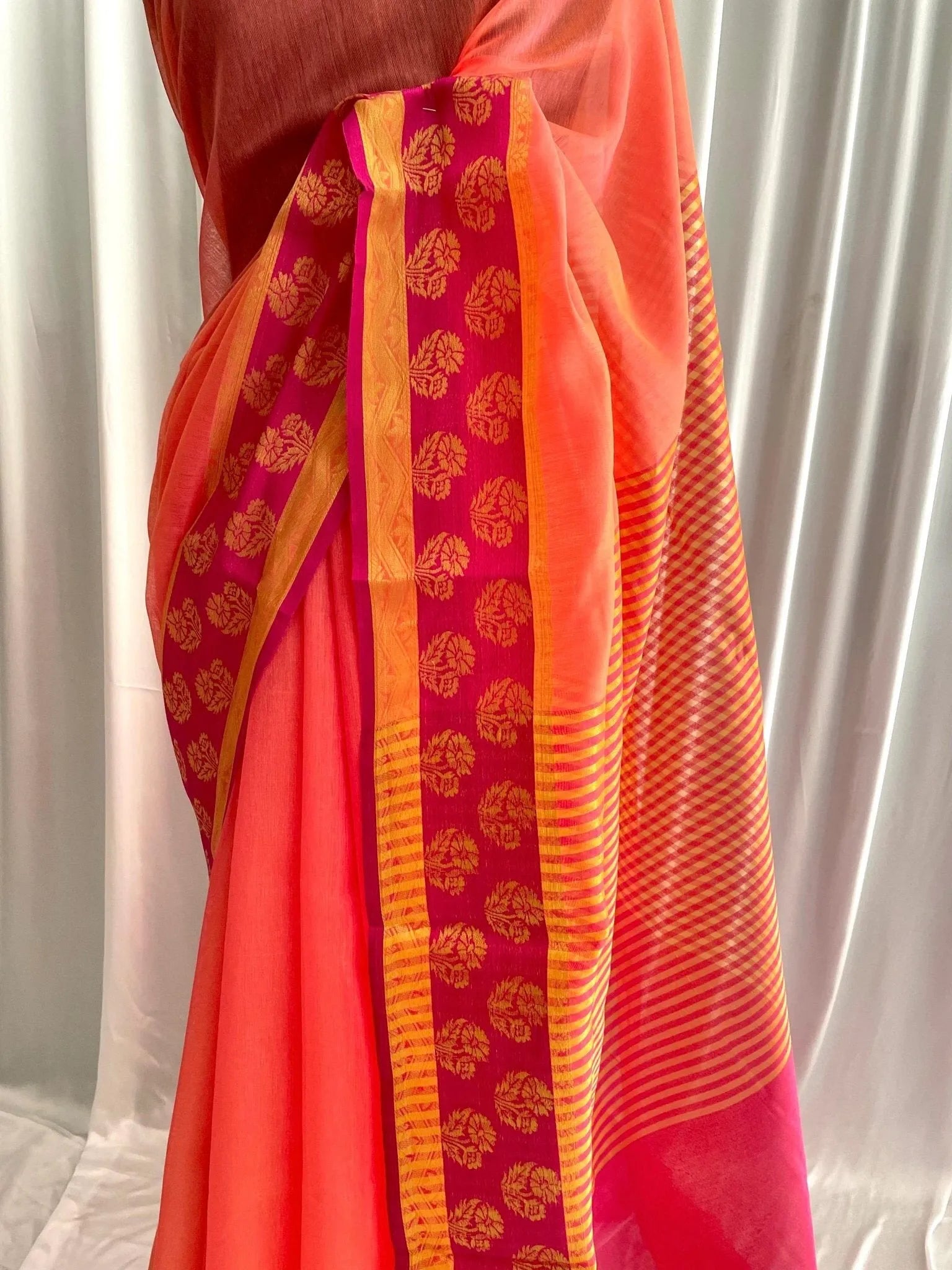 Dholki Cotton Silk: Rangoli