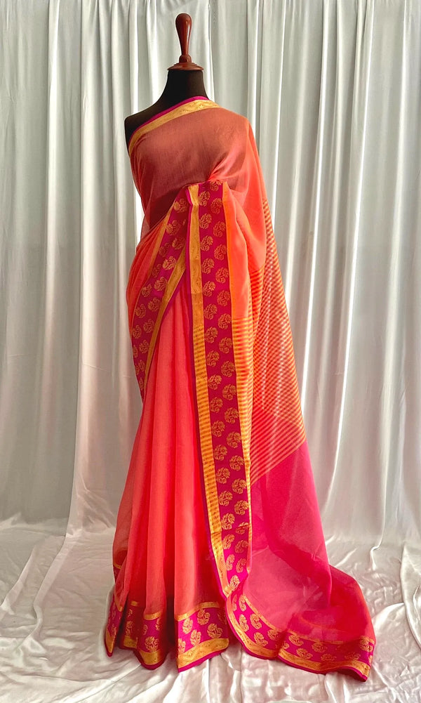 Dholki Cotton Silk: Rangoli