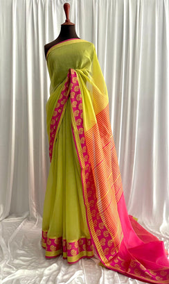 Dholki Cotton Silk: Sunflare