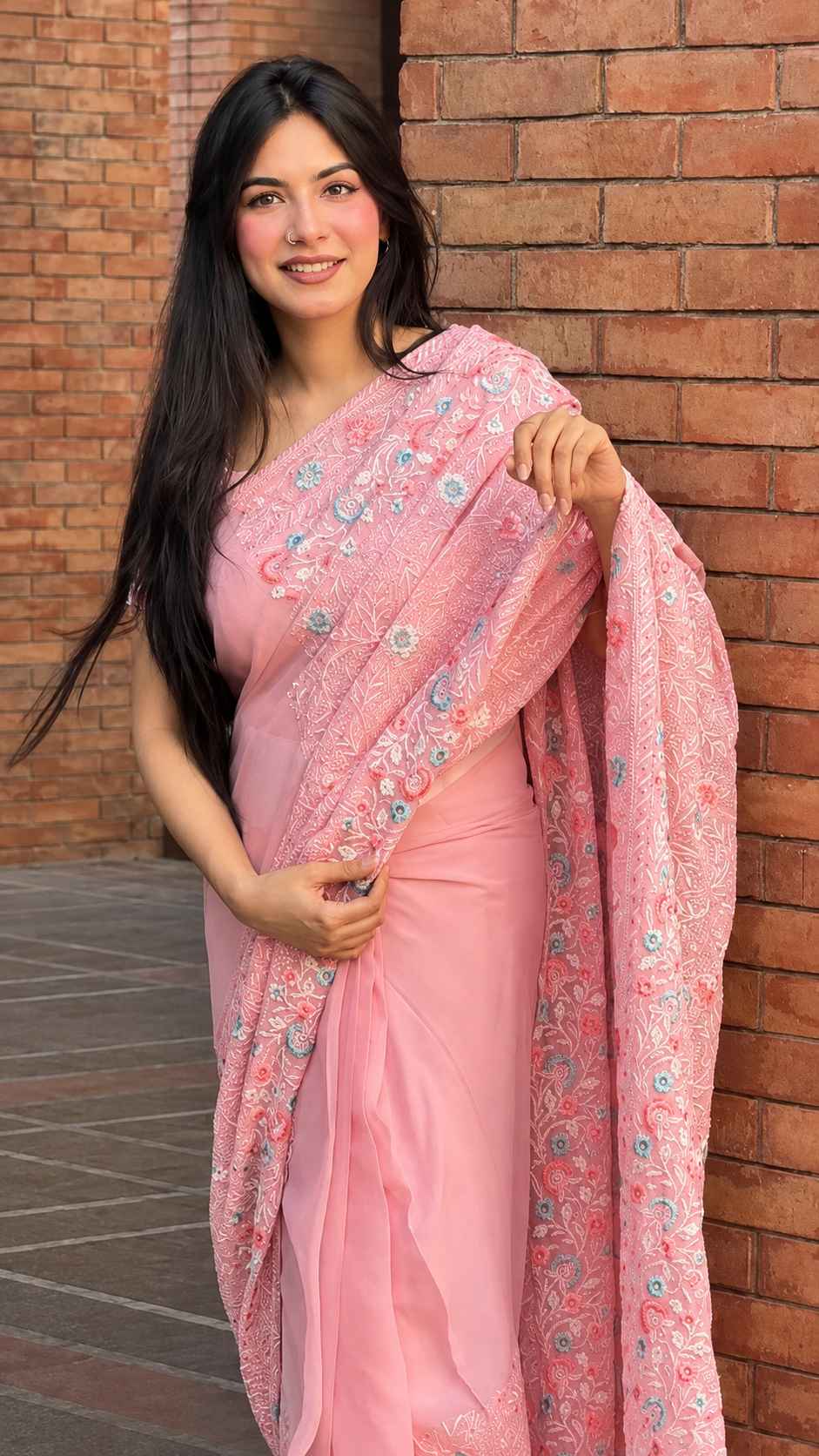 Embroidered Chiffon: Dreamspell