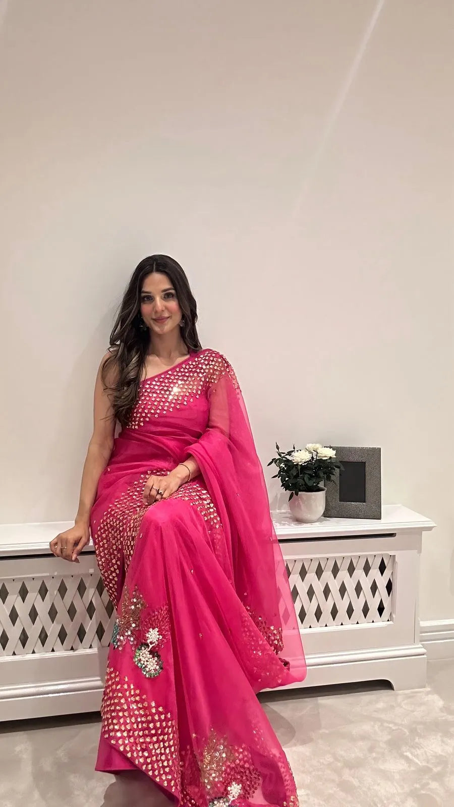 Embellished Pink Sunset