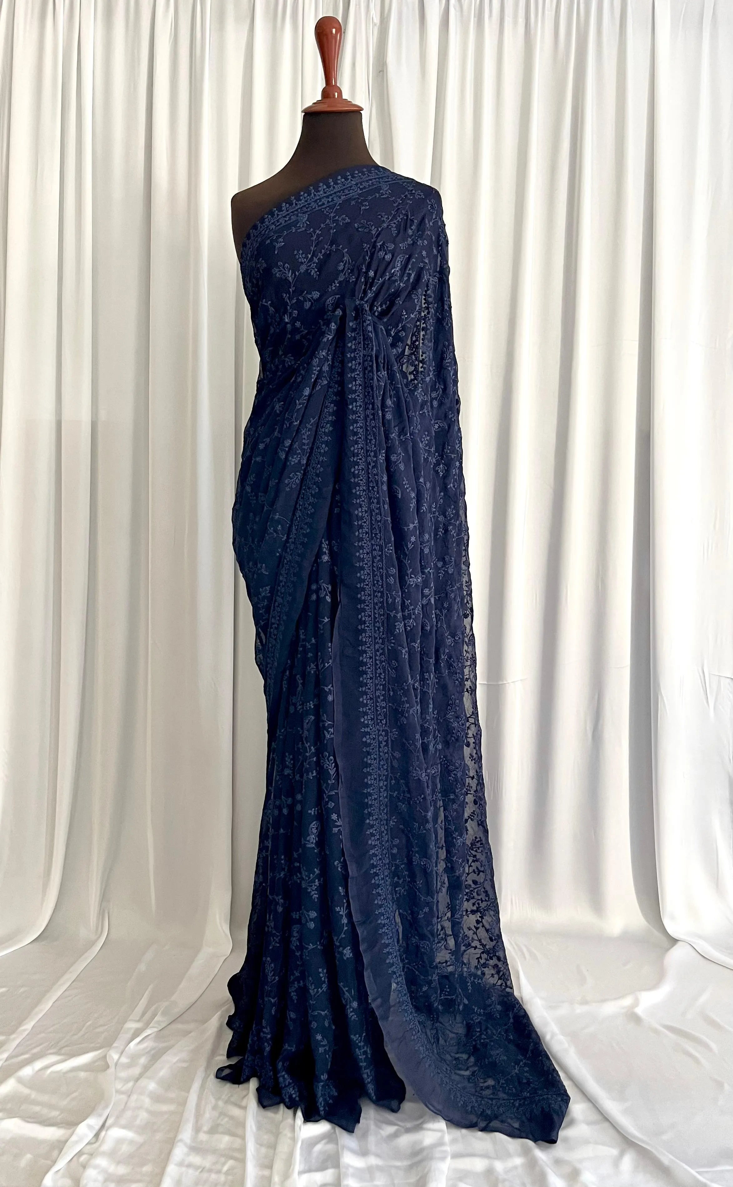 Embroidered Chiffon: Velora