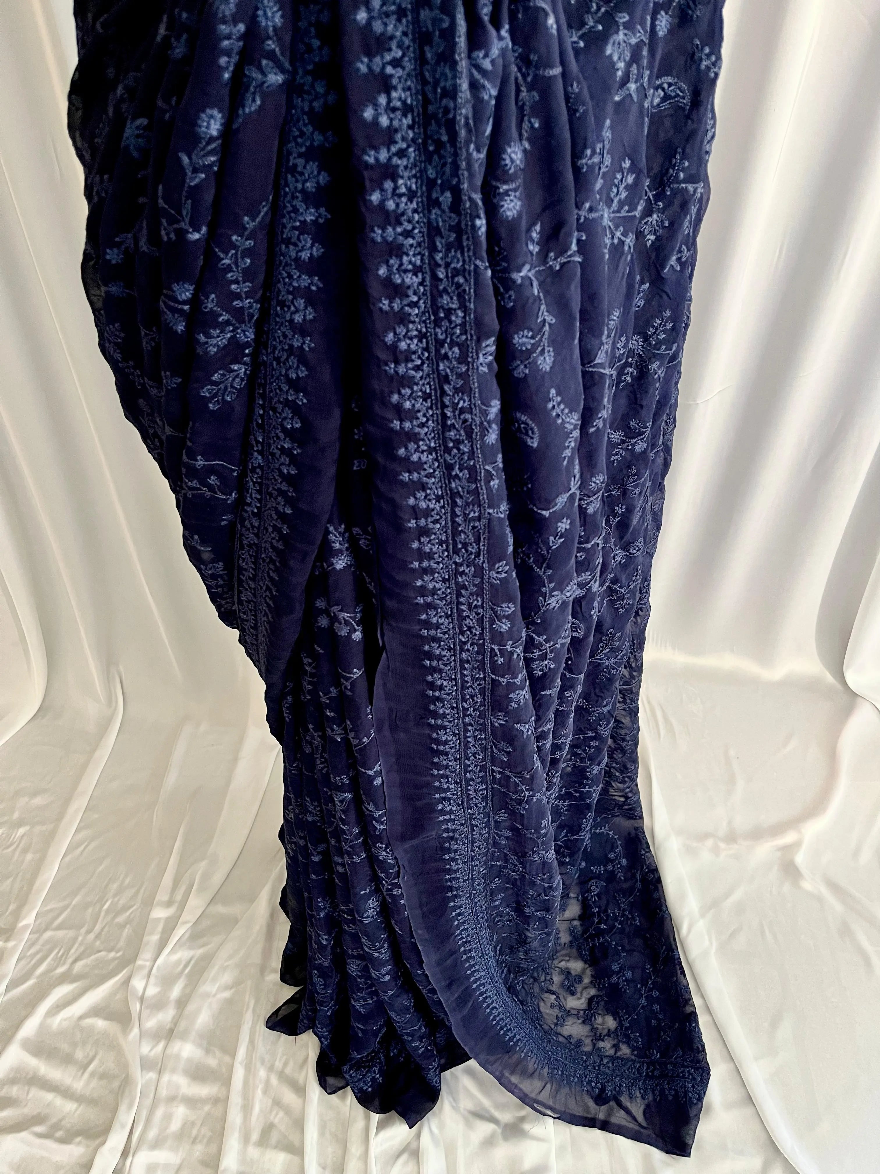 Embroidered Chiffon: Velora