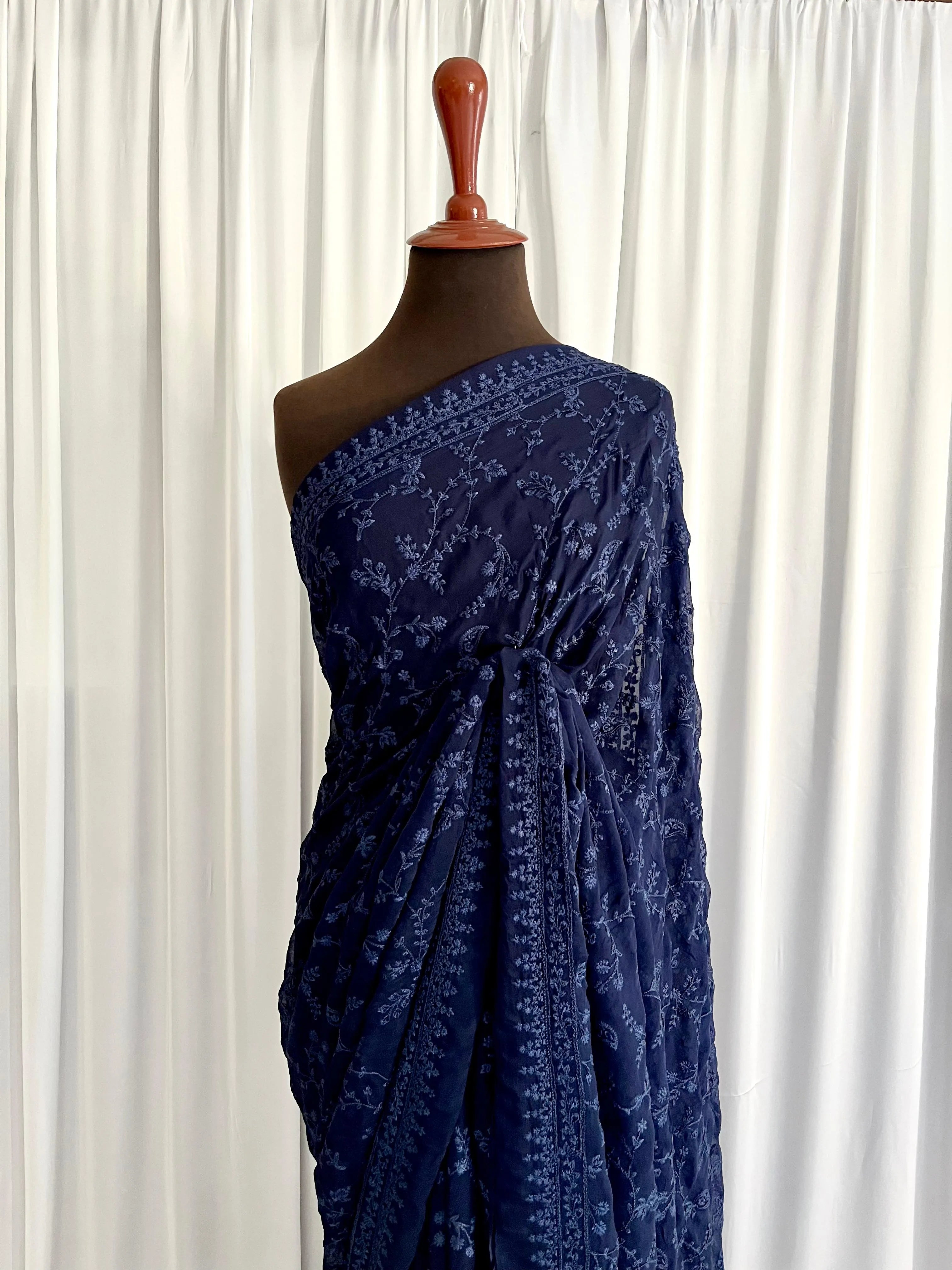 Embroidered Chiffon: Velora