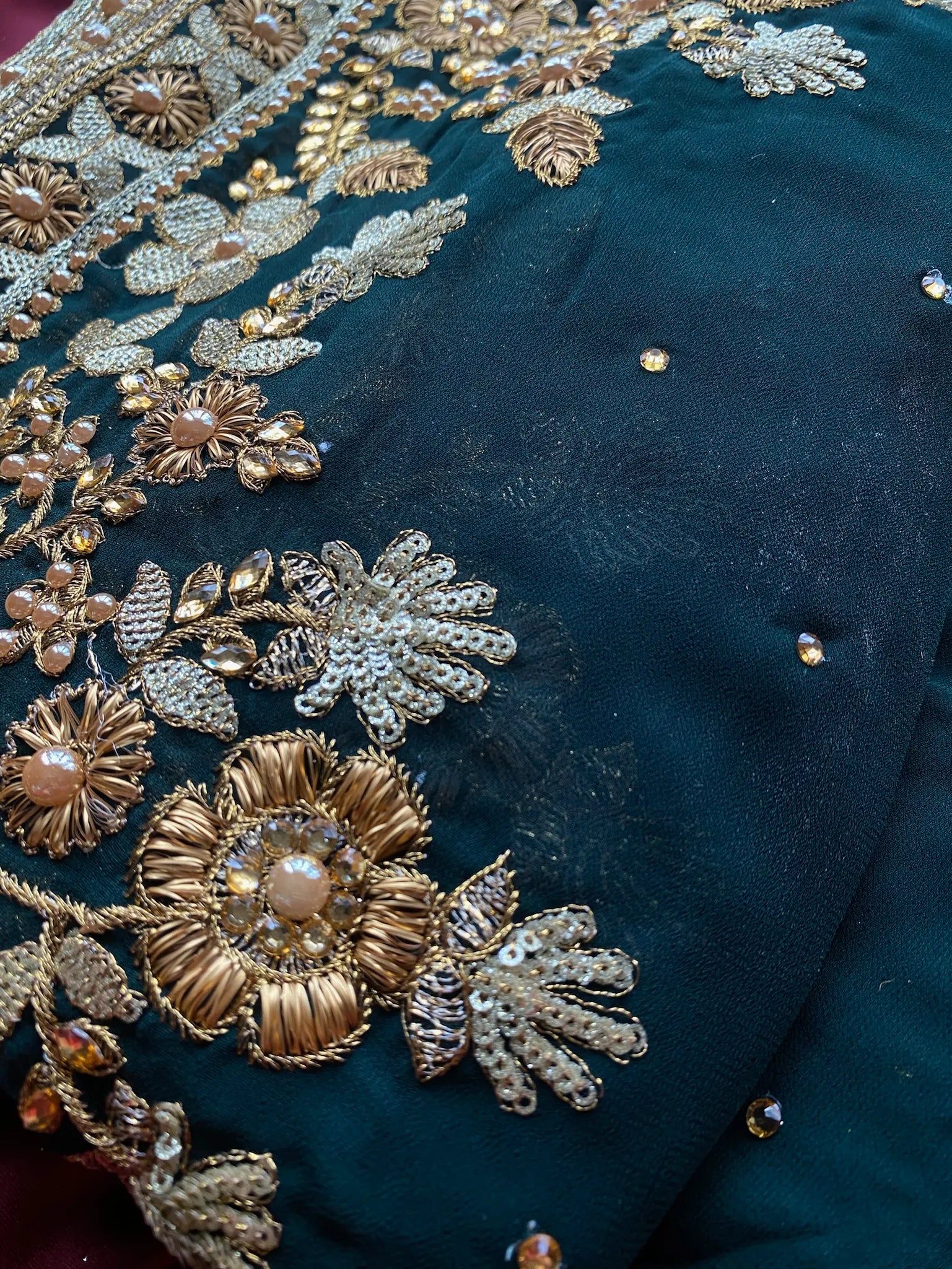 Maharani Chiffon: Emerald