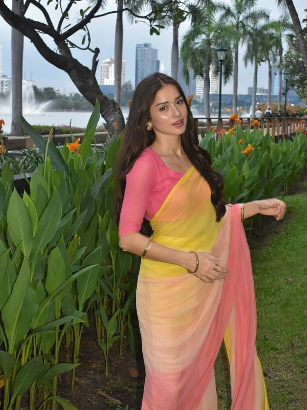 Ombré Pure Chiffon: Ember