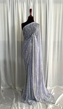 Ombré Chantilly Lace: Frostelle