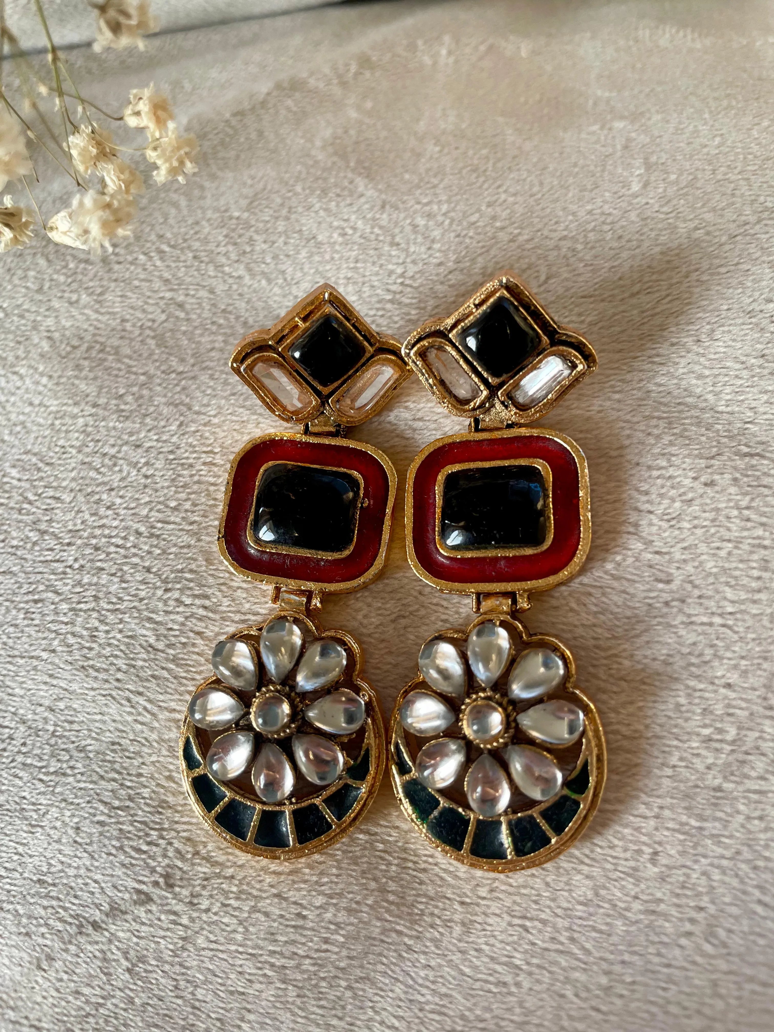 Gold Plated Date Night Chand Bali