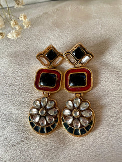 Gold Plated Date Night Chand Bali