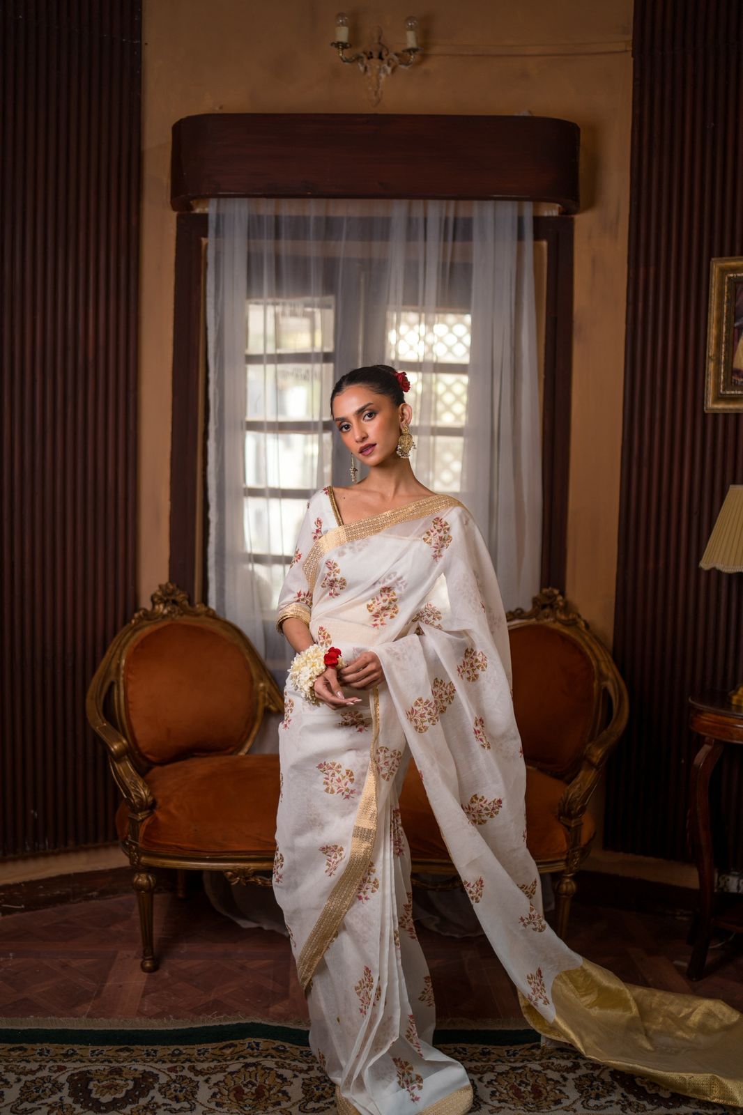 Hand-Blocked Cotton: Gul Mohar