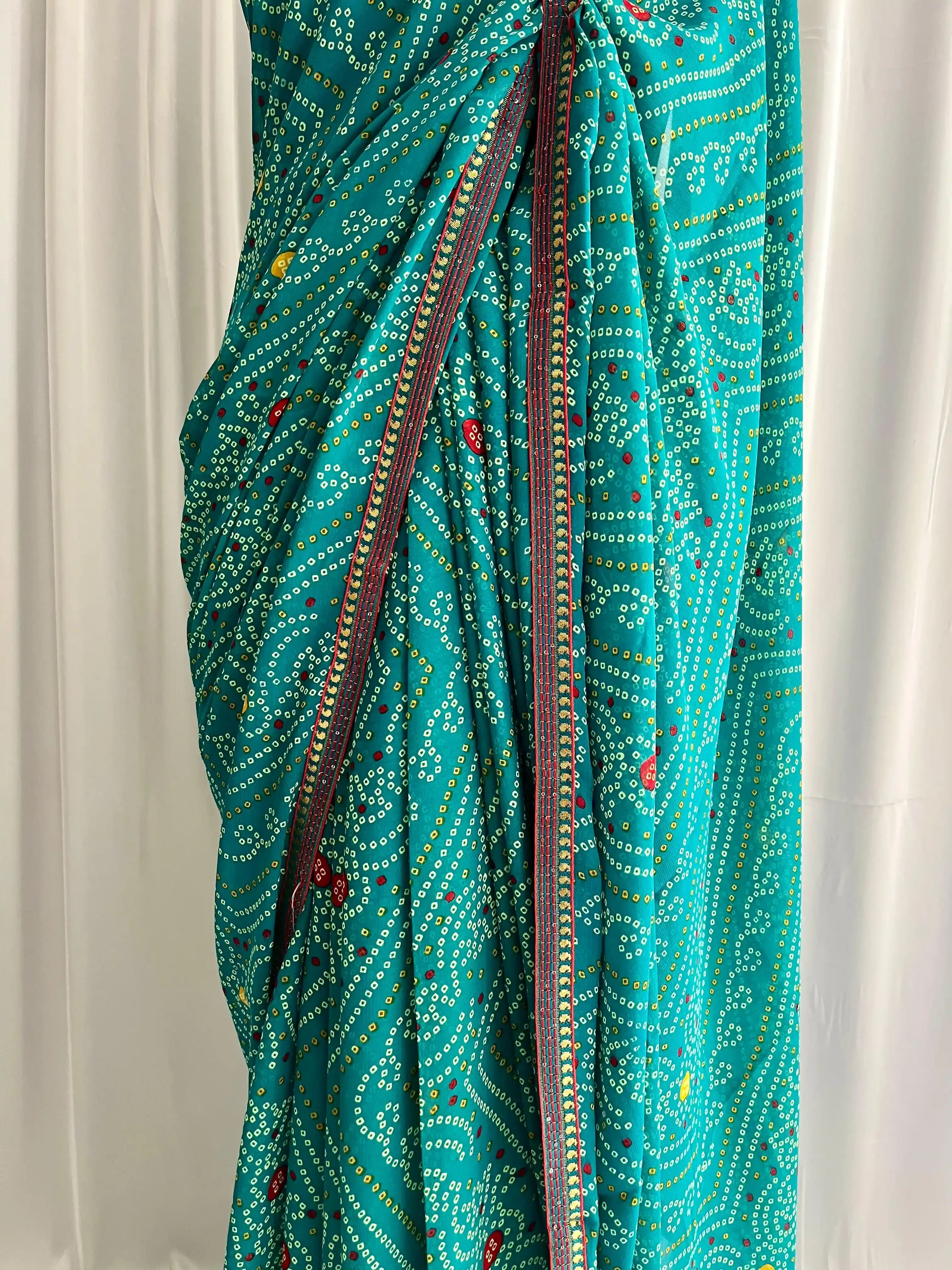 Chiffon Chunri: Hariyali