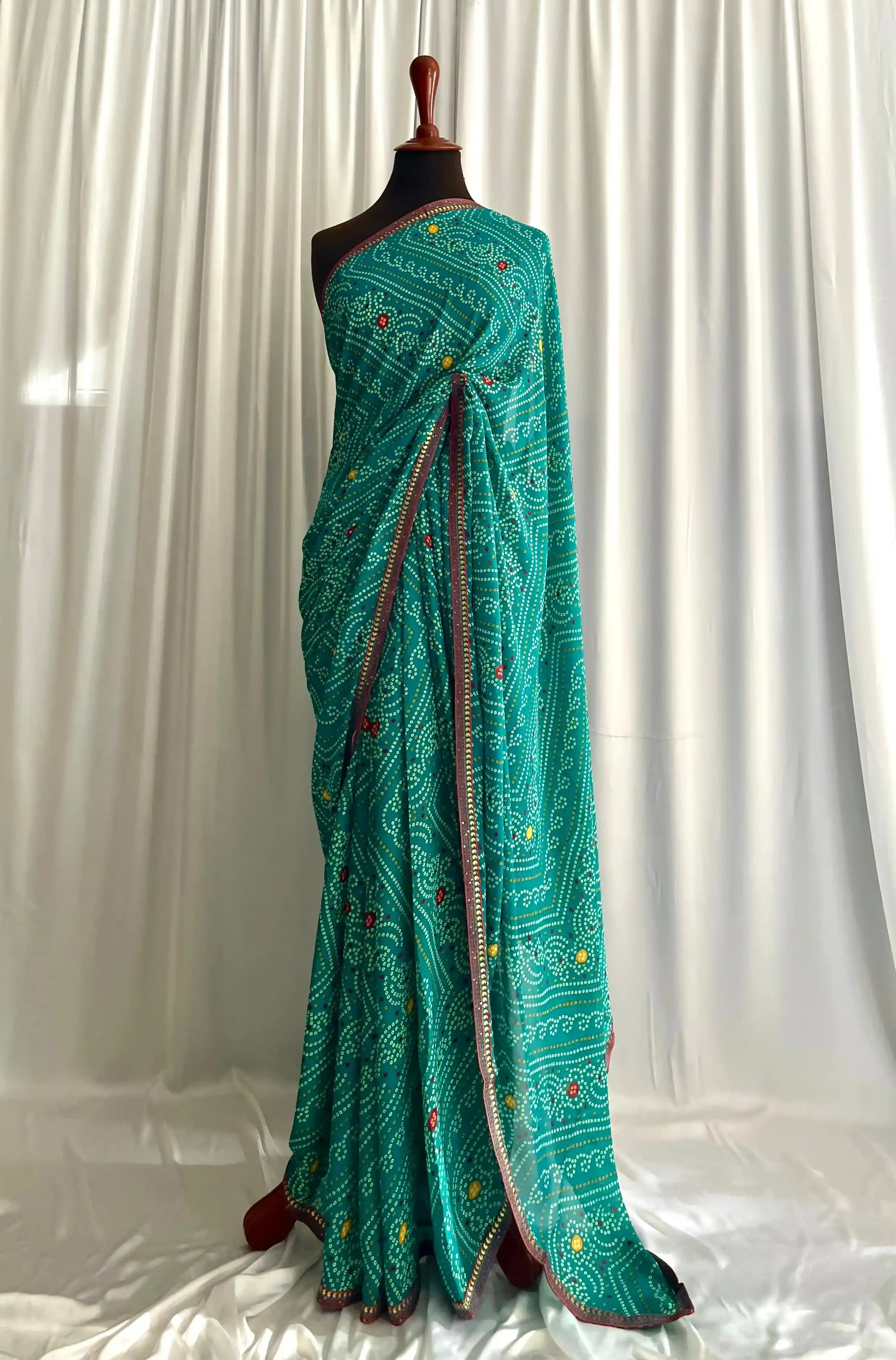 Chiffon Chunri: Hariyali
