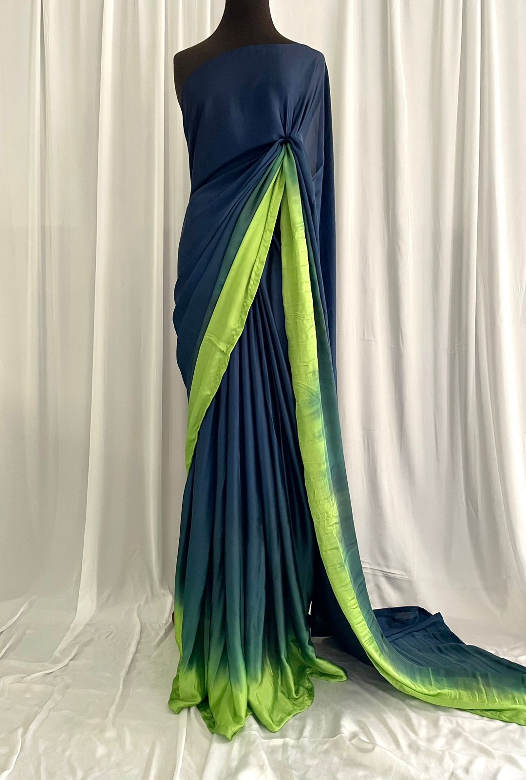 Ombré Silks: Peacock Blue