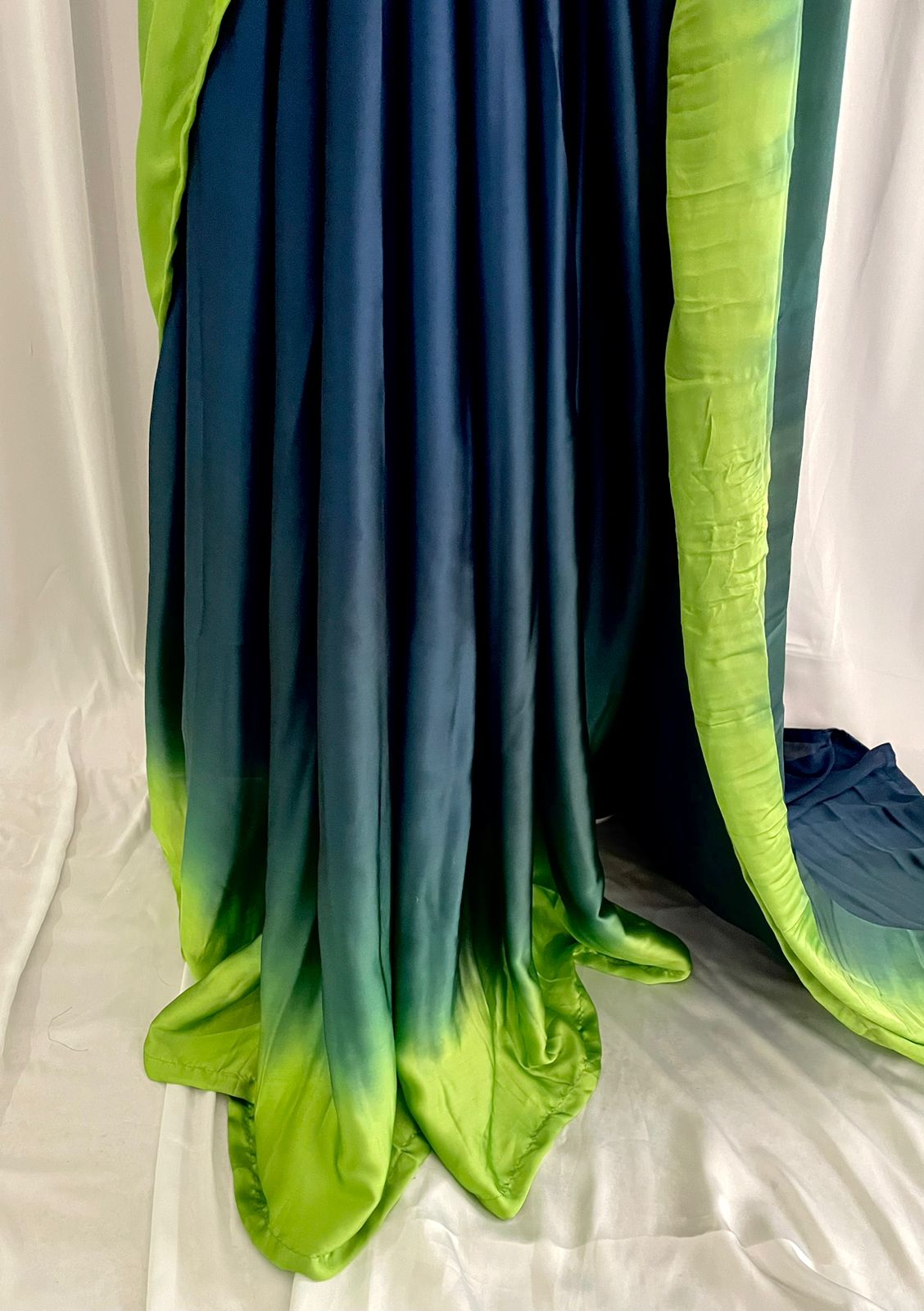 Ombré Silks: Peacock Blue