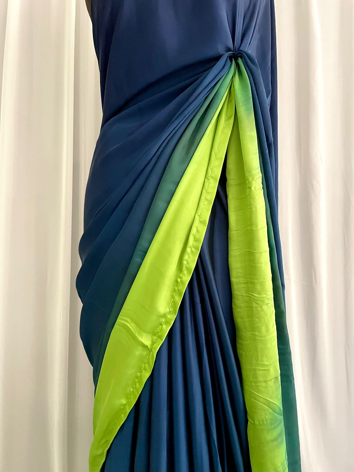 Ombré Silks: Peacock Blue