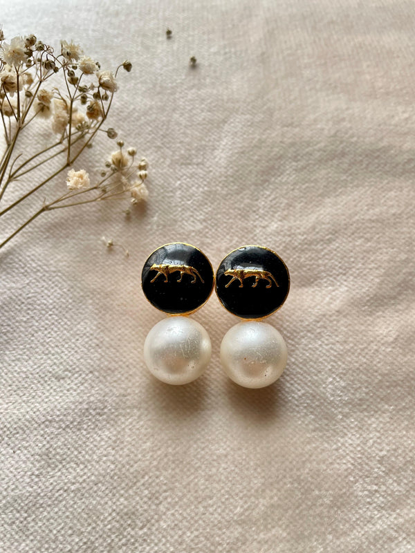 Sabyasachi Inspired Studs - Black