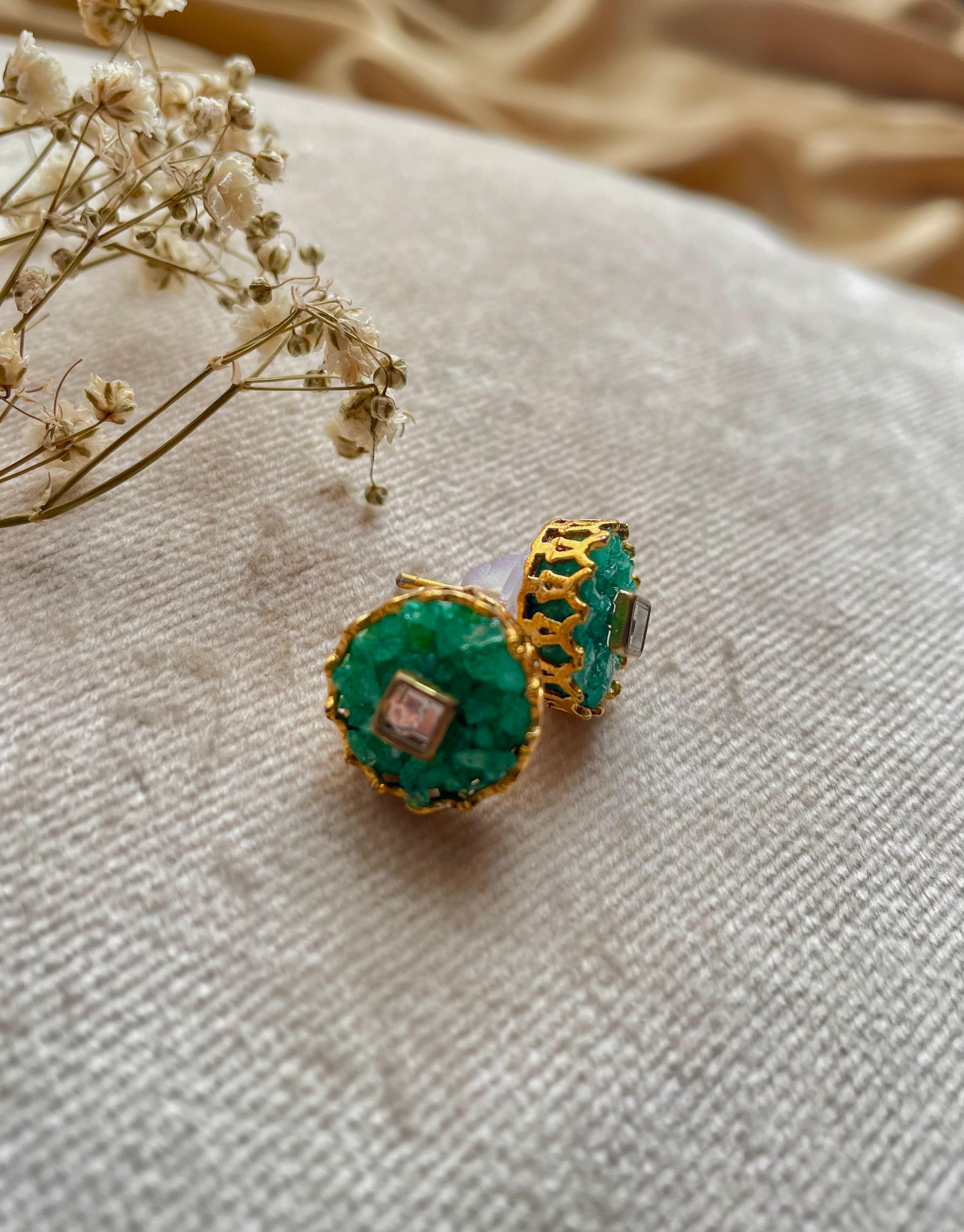 Emerald Studs