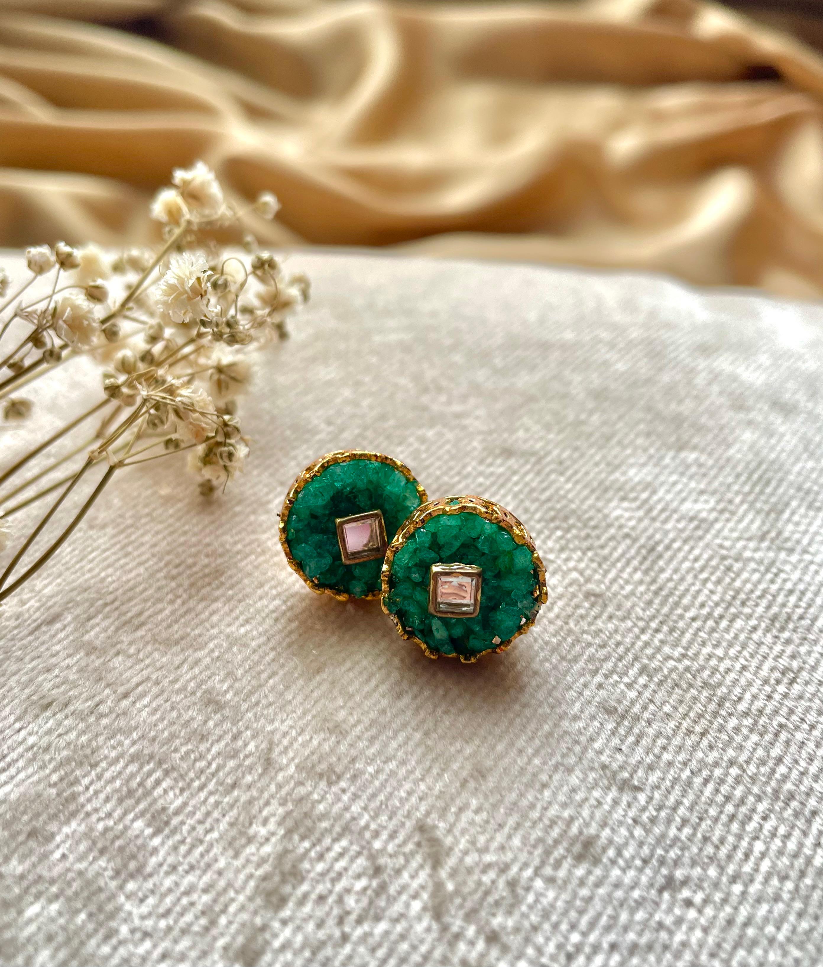 Emerald Studs