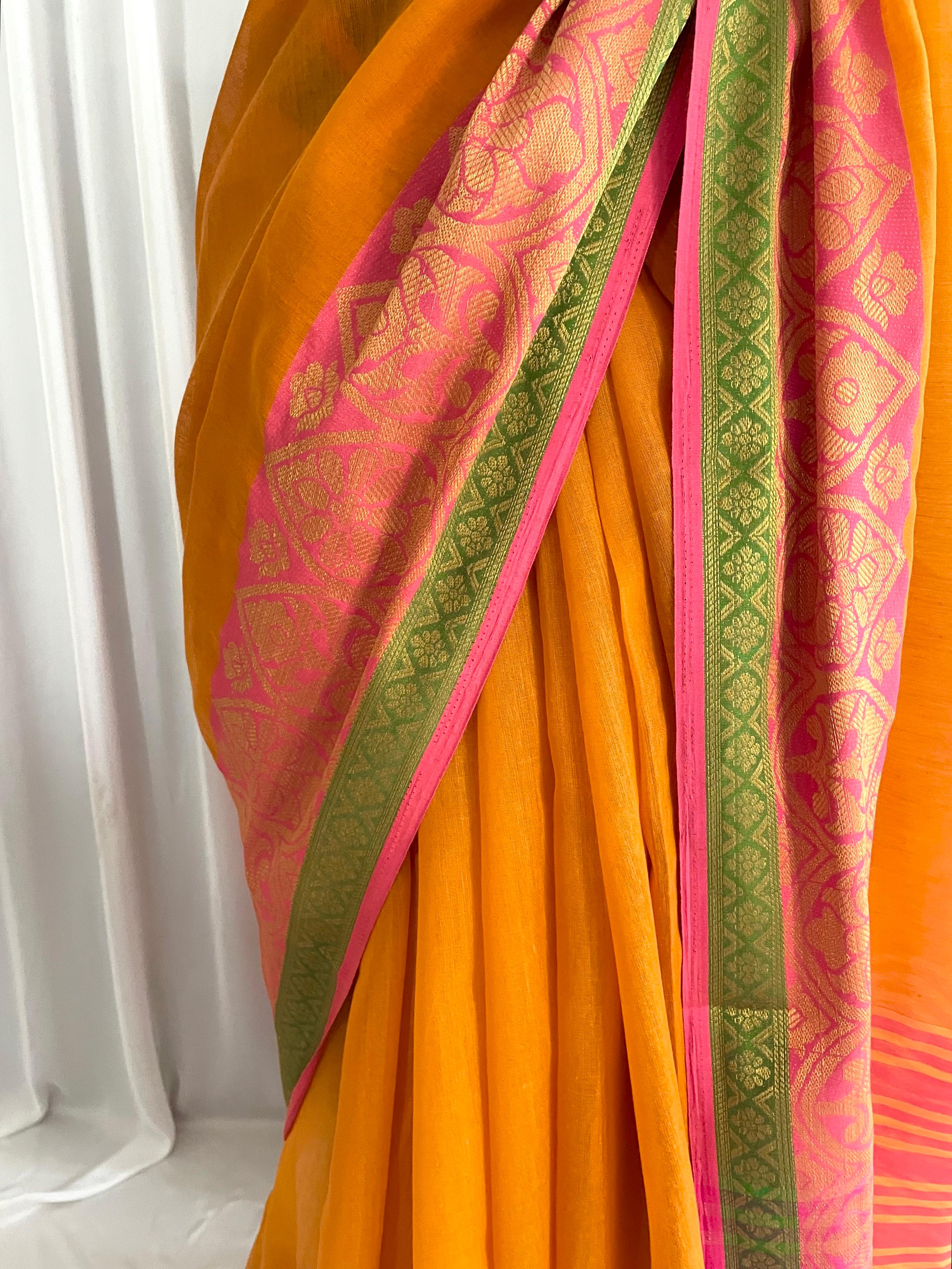 Dholki Cotton Silk: Hania