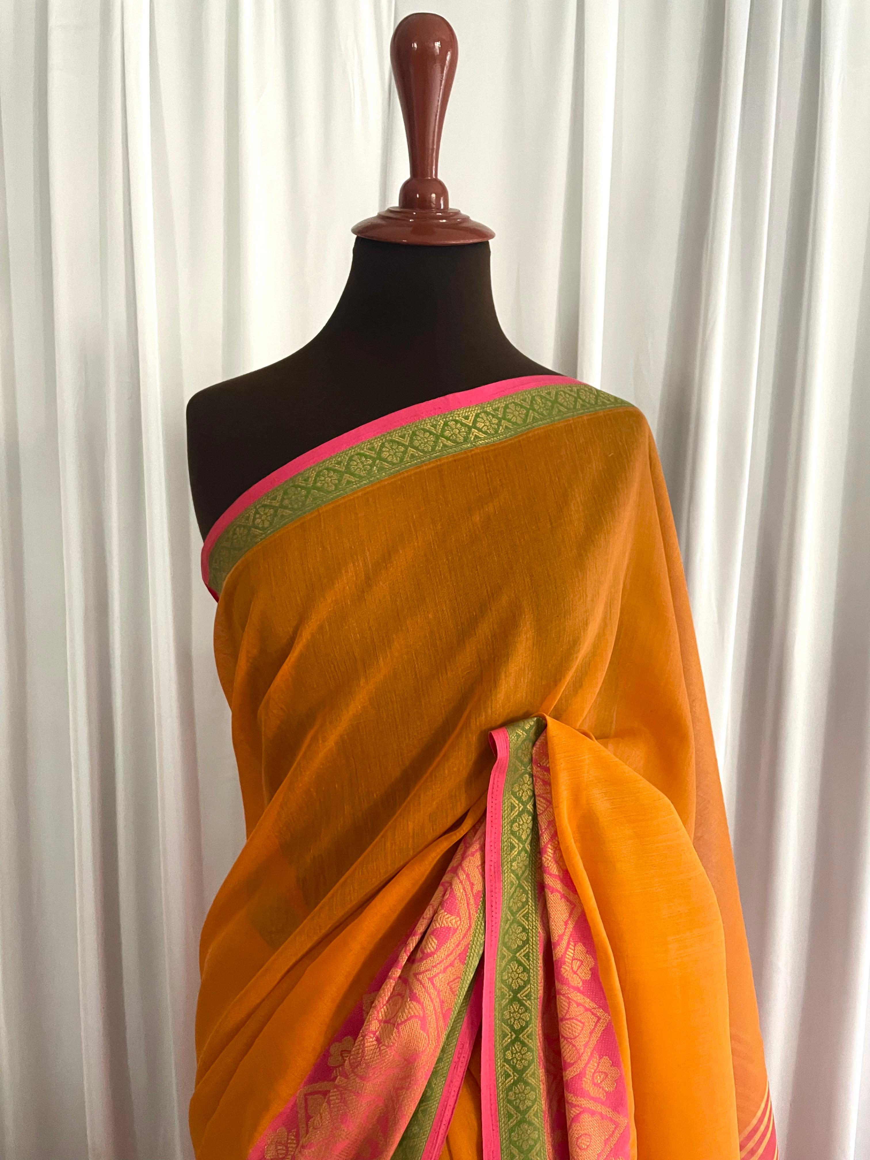 Dholki Cotton Silk: Hania