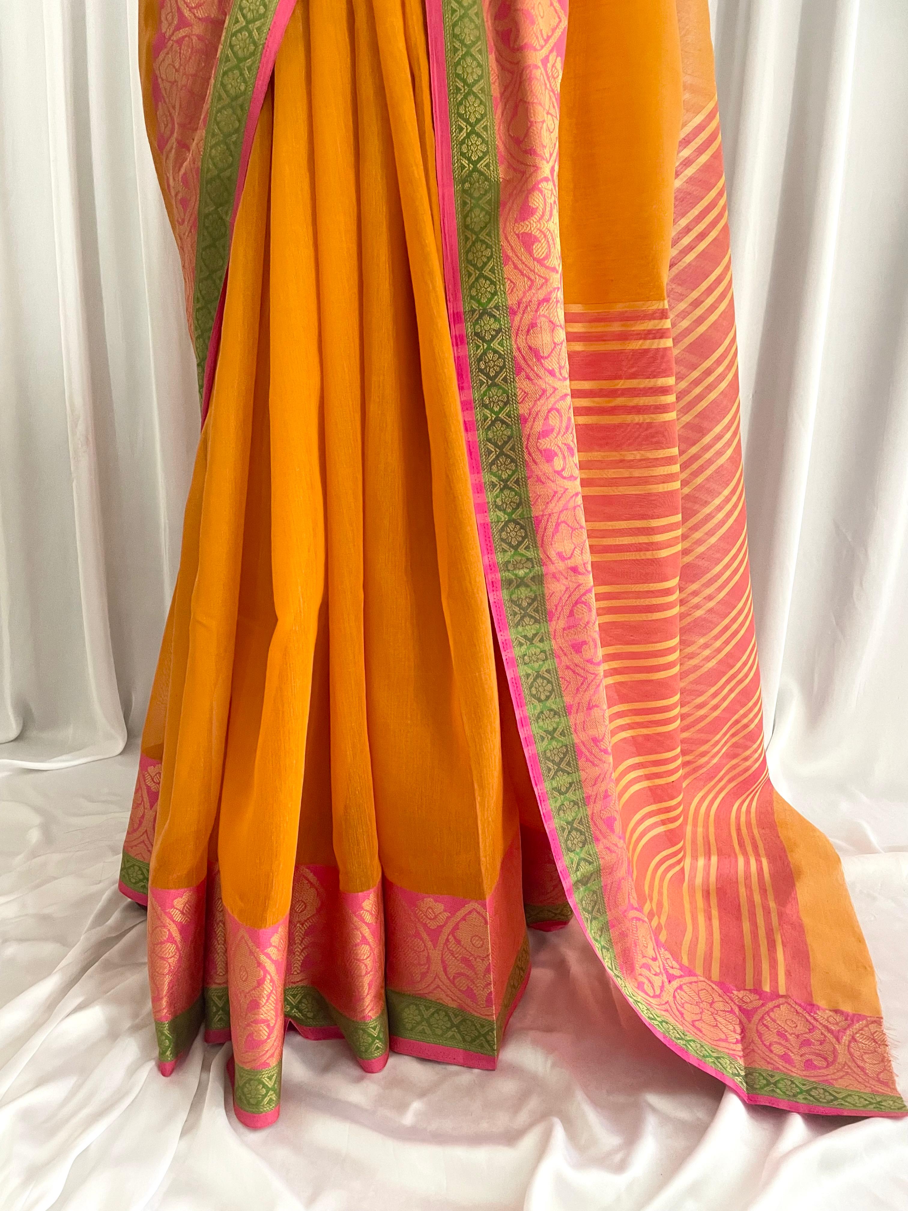 Dholki Cotton Silk: Hania