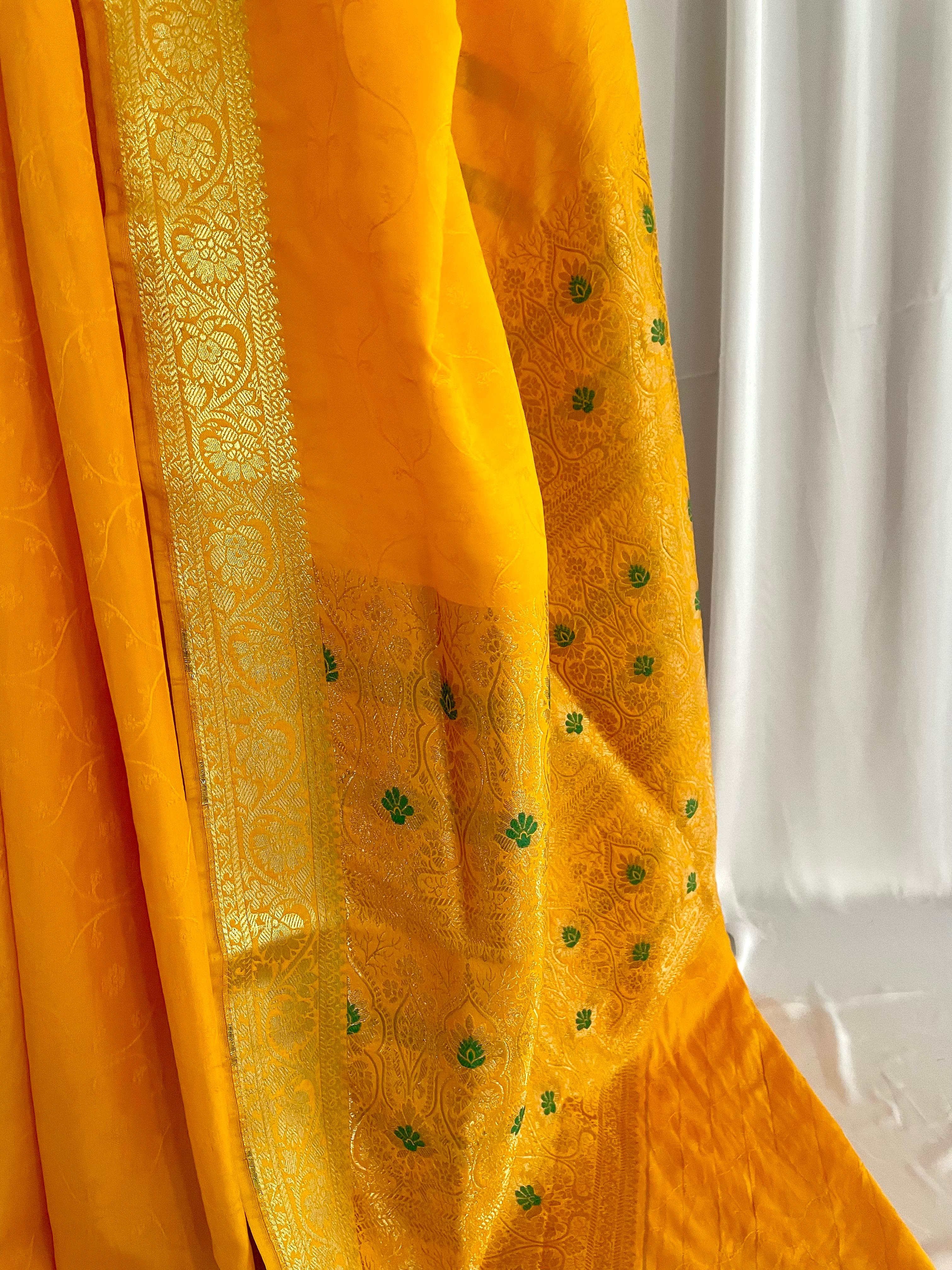 Noor e Jehan Banarsi Silk: SurajMukhi