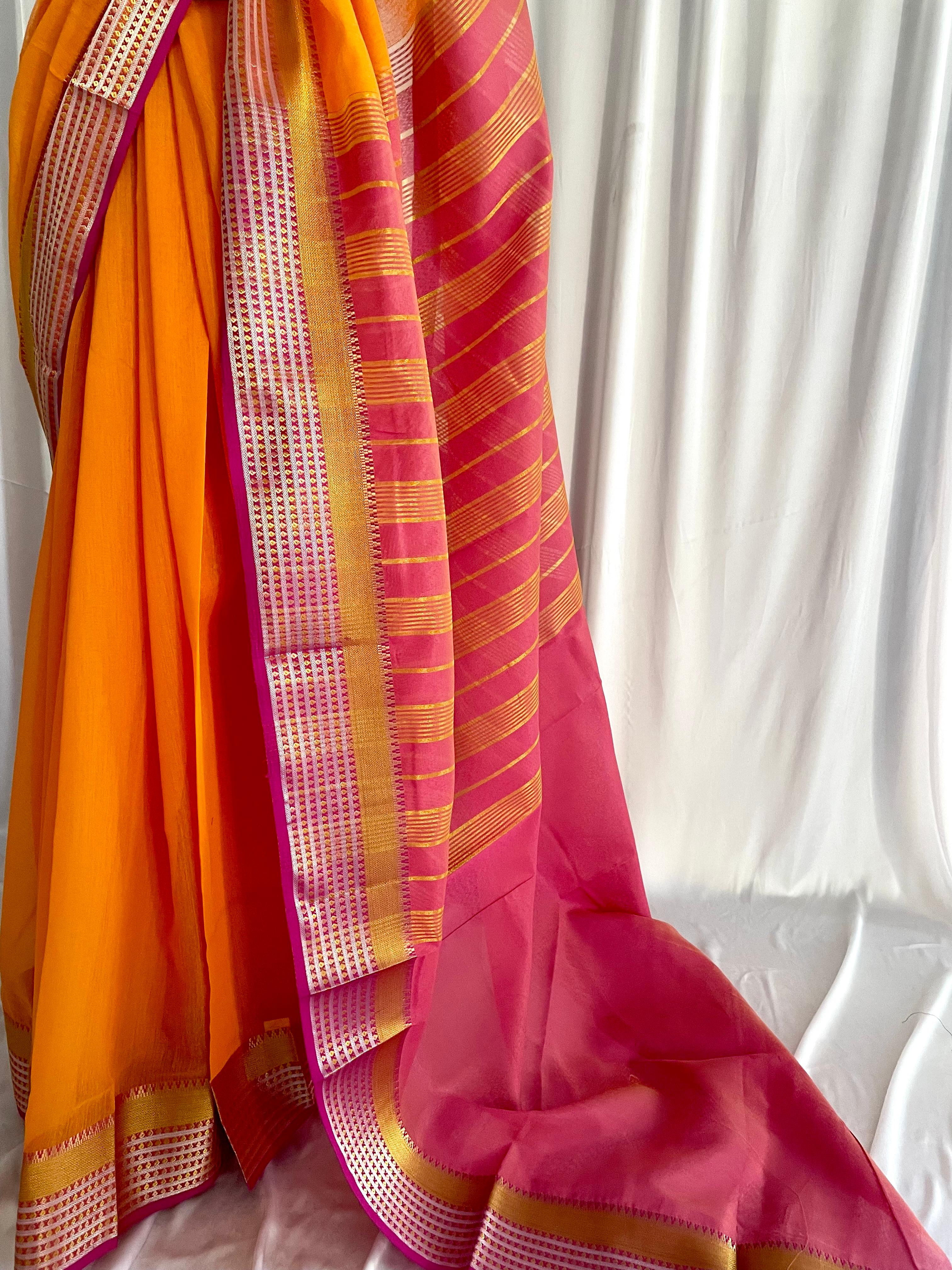 Dholki Cotton Silk: Phuljhari