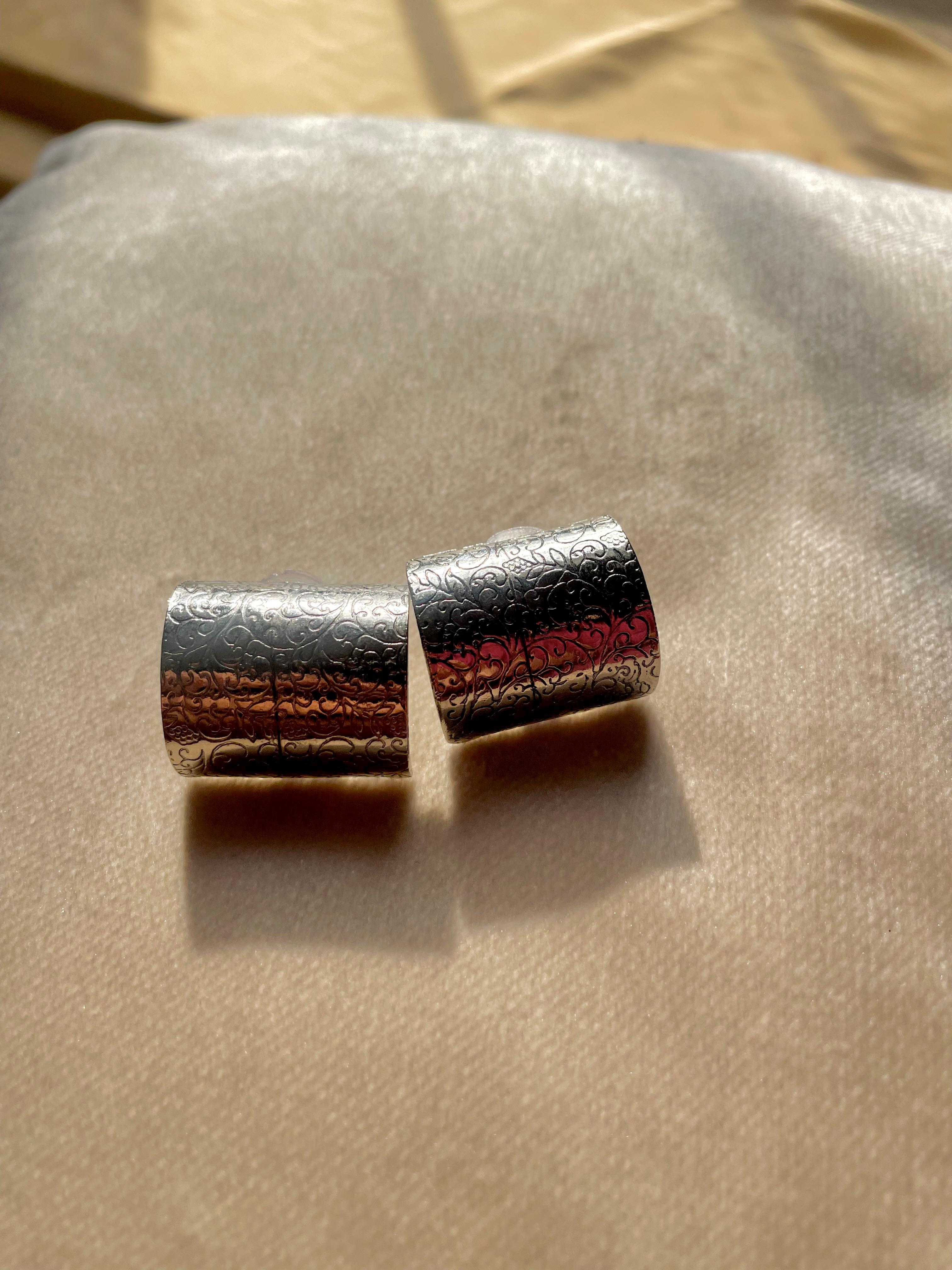 Hurf Silver Earrings