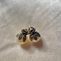 Rose Cream Pearl Studs