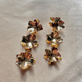 Golden Bloom Cascade Earrings