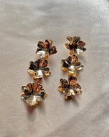 Golden Bloom Cascade Earrings