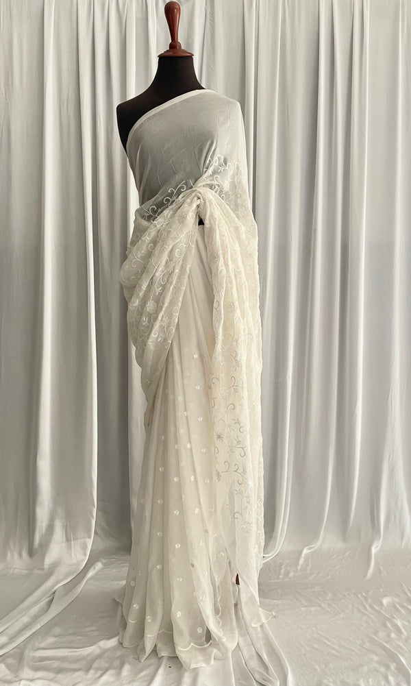 Embroidered Chiffon: Aafreen