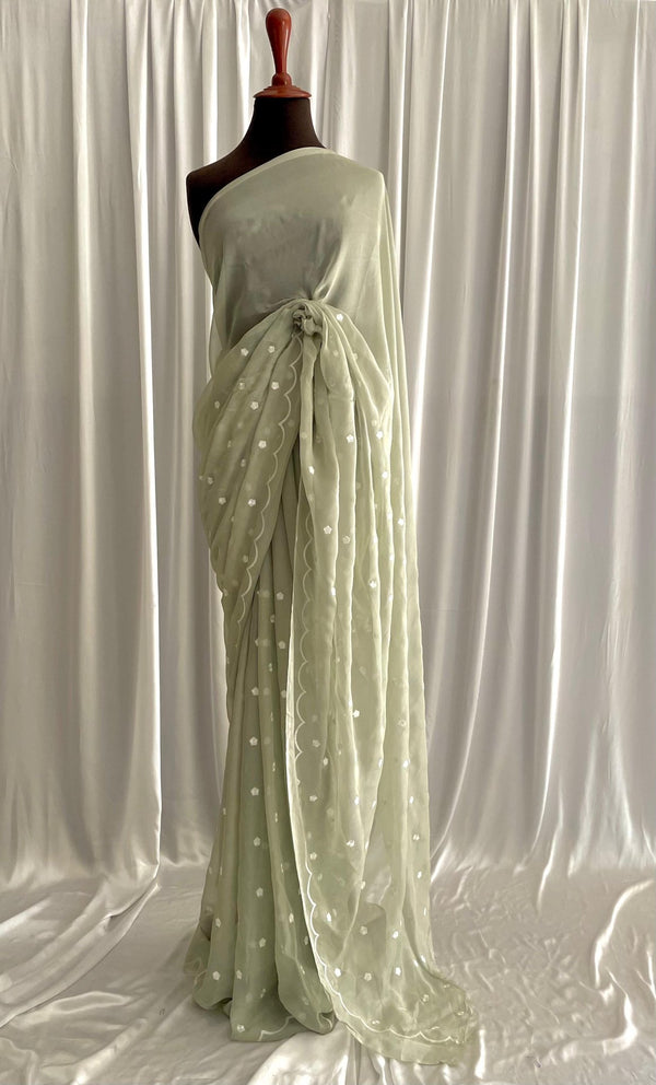 Embroidered Chiffon: Neha