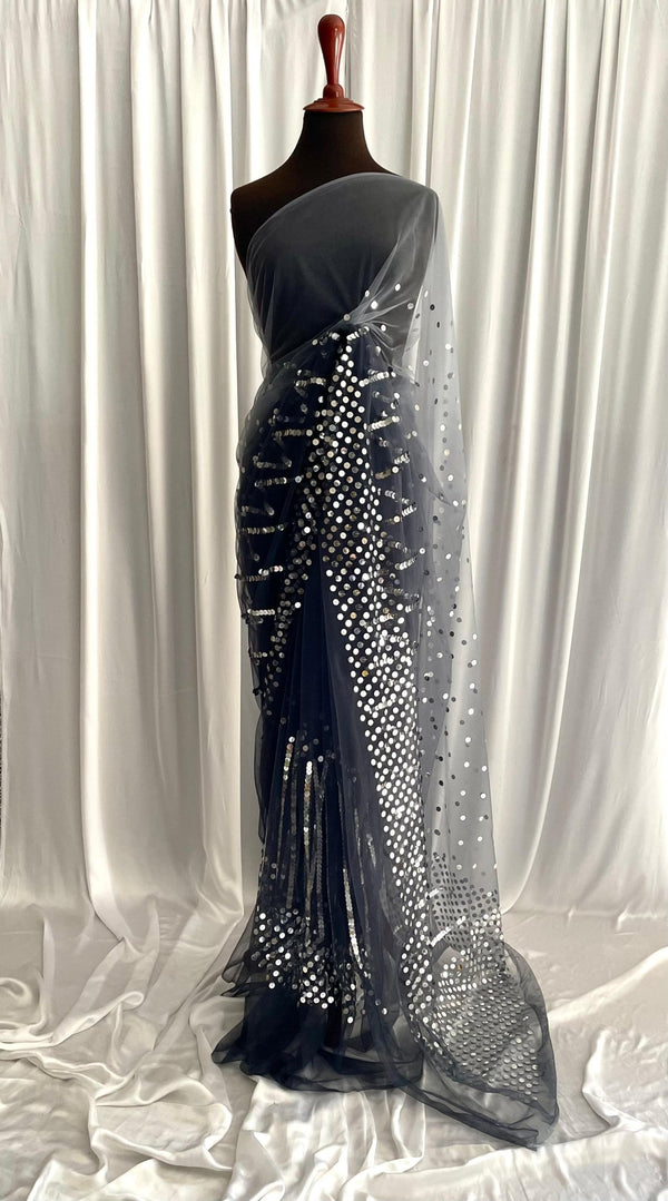 Net Sequin: Grey